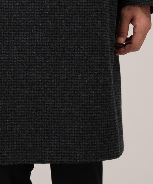 【セール】ウール ハウンズトゥース アルスターコート（チェスターコート）｜TAKEO KIKUCHI（タケオキクチ）