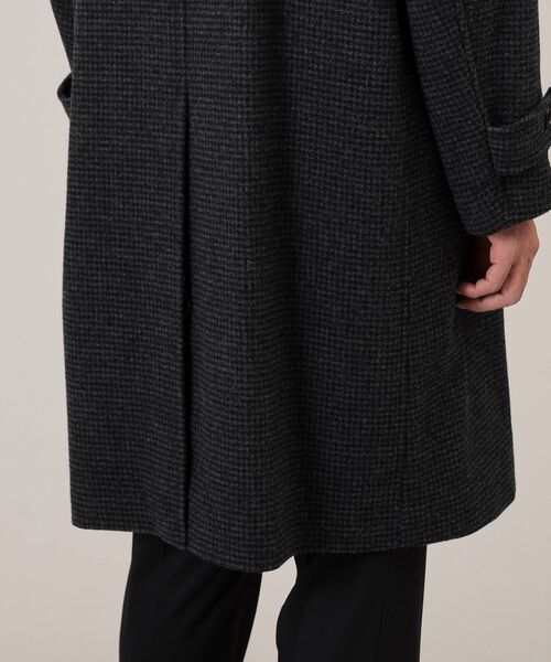 【セール】ウール ハウンズトゥース アルスターコート（チェスターコート）｜TAKEO KIKUCHI（タケオキクチ）