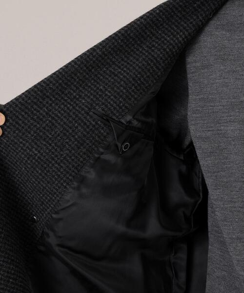 【セール】ウール ハウンズトゥース アルスターコート（チェスターコート）｜TAKEO KIKUCHI（タケオキクチ）