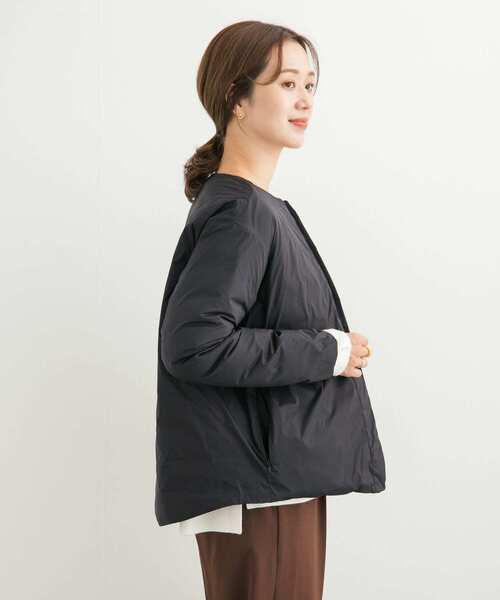 NANGA（ナンガ）の「『別注』NANGA×DOORS　INNER DOWN JACKET（ダウンジャケット/コート・レディース・モカ/ブラック・MEDIUM）」の7枚目の写真