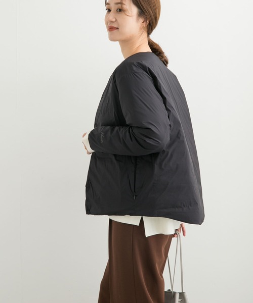 NANGA（ナンガ）の「『別注』NANGA×DOORS　INNER DOWN JACKET（ダウンジャケット/コート・レディース・モカ/ブラック・MEDIUM）」の8枚目の写真