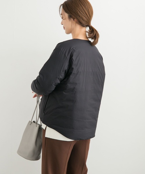 NANGA（ナンガ）の「『別注』NANGA×DOORS　INNER DOWN JACKET（ダウンジャケット/コート・レディース・モカ/ブラック・MEDIUM）」の9枚目の写真