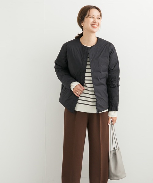 NANGA（ナンガ）の「『別注』NANGA×DOORS　INNER DOWN JACKET（ダウンジャケット/コート・レディース・モカ/ブラック・MEDIUM）」の11枚目の写真