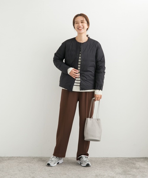 NANGA（ナンガ）の「『別注』NANGA×DOORS　INNER DOWN JACKET（ダウンジャケット/コート・レディース・モカ/ブラック・MEDIUM）」の12枚目の写真