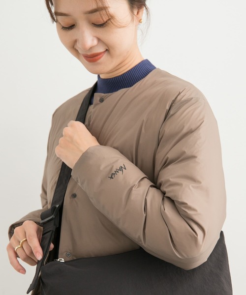 NANGA（ナンガ）の「『別注』NANGA×DOORS　INNER DOWN JACKET（ダウンジャケット/コート・レディース・モカ/ブラック・MEDIUM）」の14枚目の写真