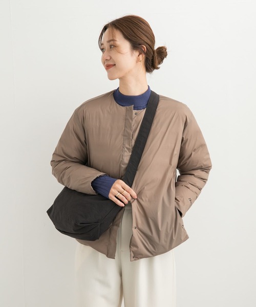 NANGA（ナンガ）の「『別注』NANGA×DOORS　INNER DOWN JACKET（ダウンジャケット/コート・レディース・モカ/ブラック・MEDIUM）」の16枚目の写真