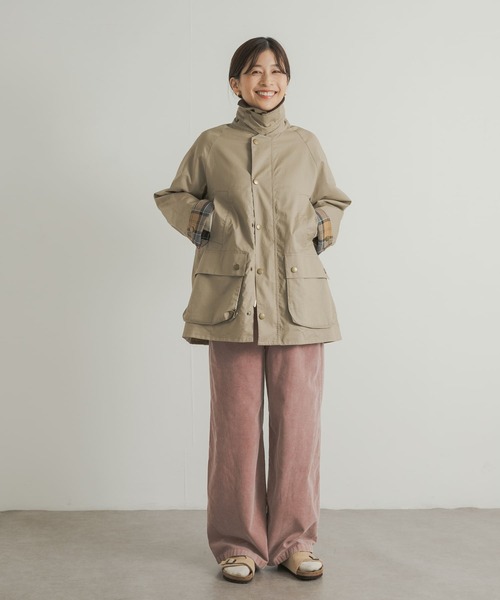Barbour ベージュ SL 36 Barbour Os Peached Bedale Casual Jacket – CHICUN