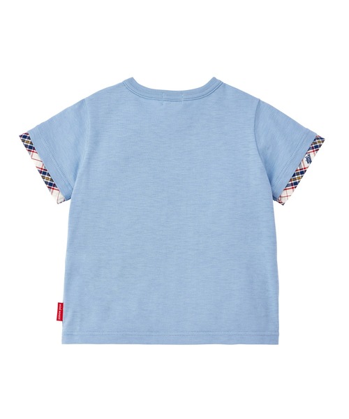 MIKI HOUSE(ミキハウス)の「ミキハウスチェック半袖Tシャツ(Tシャツ/カットソー・キッズ・ホワイト/ブルー系その他・110cm/100cm/90cm/80cm/130cm/120cm)」の5枚目の写真