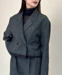 Per sist ence（パーシエンス）の「パイピングショートジャケット（テーラードジャケット）」