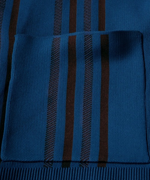 antiqua(アンティカ)の「ストライプ柄スポンジニットカーディガン(ニット/セーター・レディース・ブルー/ブラック・ONESIZE)」の17枚目の写真