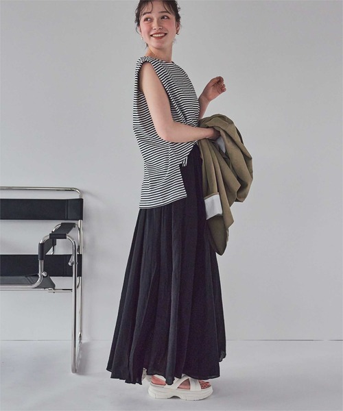 titivate（ティティベイト）の「クロスパデットサンダル（サンダル・レディース・アイボリー/ブラック・LL/L/M/S）」の6枚目の写真