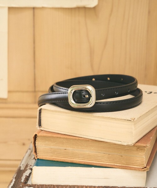 FREAK'S STORE（フリークスストア）の「ニュアンスバックルベルト（ベルト・レディース・ブラック/ベージュ・ONE SIZE）」の6枚目の写真