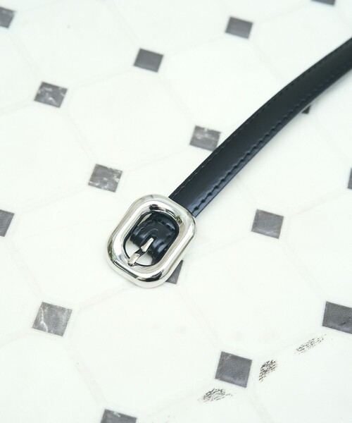 FREAK'S STORE（フリークスストア）の「ニュアンスバックルベルト（ベルト・レディース・ブラック/ベージュ・ONE SIZE）」の12枚目の写真