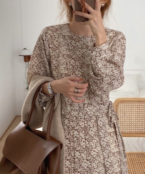 sorule(ソルレ)の「長袖ワンピース(ワンピース・レディース・ブルー・FREE)」の3枚目の写真