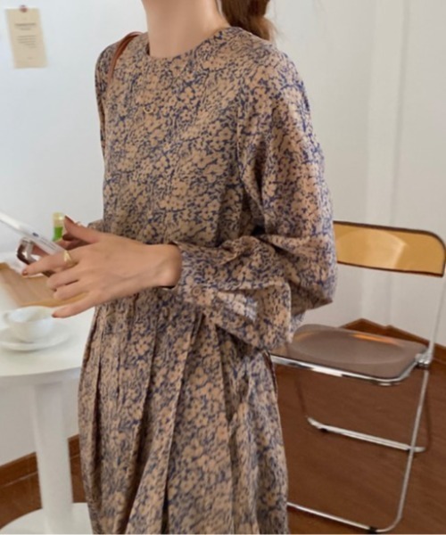 sorule(ソルレ)の「長袖ワンピース(ワンピース・レディース・ブルー・FREE)」の7枚目の写真