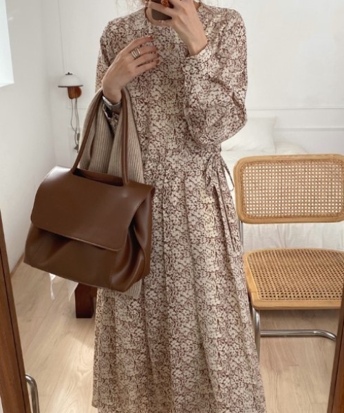 sorule(ソルレ)の「長袖ワンピース(ワンピース・レディース・ブルー・FREE)」の8枚目の写真