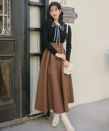 SWINSWINGスウィンスウィングロングスカートブラウン42L