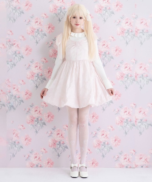 ♡Rose　パンプス♡ パールバックルリボンストラップパンプス 【大きいサイズ有