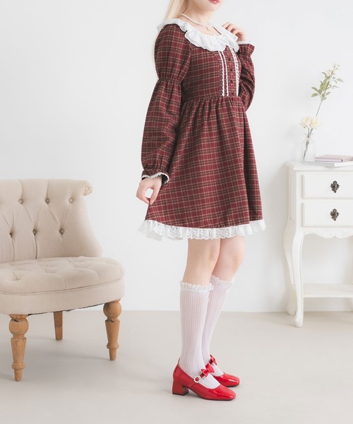 DearMyLoveRose(ディアマイラブローズ)の「パールバックルリボンストラップパンプス 【大きいサイズ有】(パンプス・レディース・ブラック系その他/ブラック/ホワイト/レッド・22.5cm/23cm/23.5cm/24cm/24.5cm/25cm)」の20枚目の写真