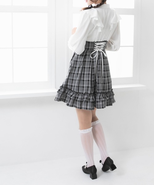 ♡Rose　パンプス♡ パールバックルリボンストラップパンプス 【大きいサイズ有