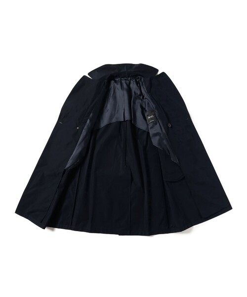 メンズ ポリエステルコットン ポプリン ダブルブレスト コート セール】【別注】hevo / BRINDISI ポリエステルコットン ダブル