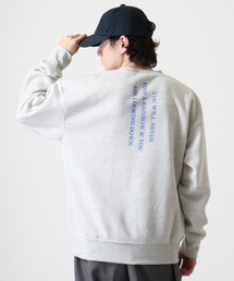 Brushed lining BIG sweatshirt / 裏起毛ビッグトレーナー unisex