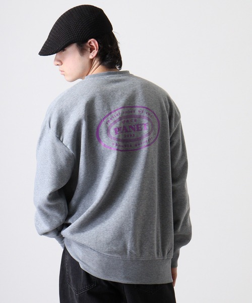 FUNALIVE(ファンアライブ)の「Brushed lining BIG sweatshirt / 裏起毛ビッグトレーナー unisex(スウェット・メンズ・ブラック/グレイッシュベージュ/ホワイト系1/ホワイト系2/グレー系2/杢グレー/ヘザーチャコール/ブラック系2/ベージュ系1/チャコールアッシュ/グリーン系1/チャコールグレー/ネイビー/オートミール/チャコール/グリーン/ブラック系1/グレー系1/ネイビー系1/ブラック系3・M/L/XL)」の13枚目の写真