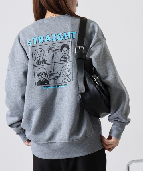 FUNALIVE(ファンアライブ)の「Brushed lining BIG sweatshirt / 裏起毛ビッグトレーナー unisex(スウェット・メンズ・ブラック/グレイッシュベージュ/ホワイト系1/ホワイト系2/グレー系2/杢グレー/ヘザーチャコール/ブラック系2/ベージュ系1/チャコールアッシュ/グリーン系1/チャコールグレー/ネイビー/オートミール/チャコール/グリーン/ブラック系1/グレー系1/ネイビー系1/ブラック系3・M/L/XL)」の10枚目の写真