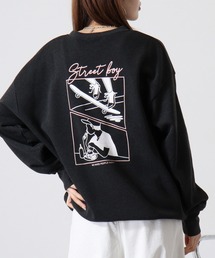 Brushed lining BIG sweatshirt / 裏起毛ビッグトレーナー unisex