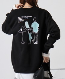 Brushed lining BIG sweatshirt / 裏起毛ビッグトレーナー unisex
