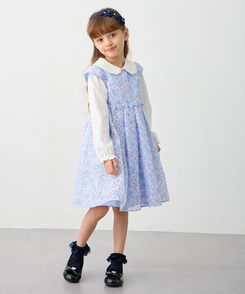◯丸首ブラウス UNTITLED ブラウス シャツ Vネックブラウス レディース