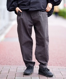 テーパード イージー パンツ ワイドパンツ