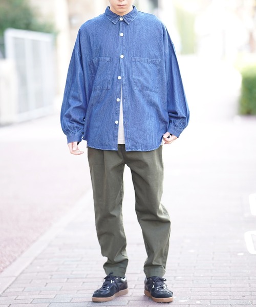 THE MILES(ザ マイルズ)の「テーパード イージー パンツ ワイドパンツ(その他パンツ・メンズ・カーキ/ベージュ/ブラック/チャコールグレー・SMALL/MEDIUM/LARGE)」の12枚目の写真