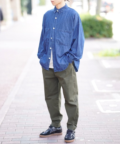 THE MILES(ザ マイルズ)の「テーパード イージー パンツ ワイドパンツ(その他パンツ・メンズ・カーキ/ベージュ/ブラック/チャコールグレー・SMALL/MEDIUM/LARGE)」の14枚目の写真