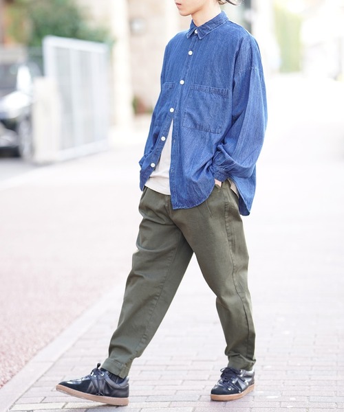 THE MILES(ザ マイルズ)の「テーパード イージー パンツ ワイドパンツ(その他パンツ・メンズ・カーキ/ベージュ/ブラック/チャコールグレー・SMALL/MEDIUM/LARGE)」の15枚目の写真