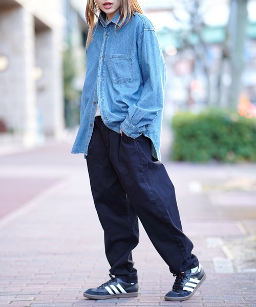 THE MILES(ザ マイルズ)の「テーパード イージー パンツ ワイドパンツ(その他パンツ・メンズ・カーキ/ベージュ/ブラック/チャコールグレー・SMALL/MEDIUM/LARGE)」の20枚目の写真