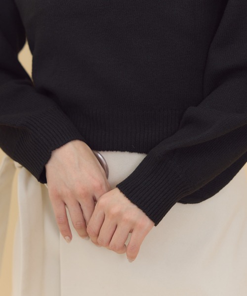 【セール】ワンショルリボンレースニット（ニット/セーター）｜REDYAZEL（レディアゼル）