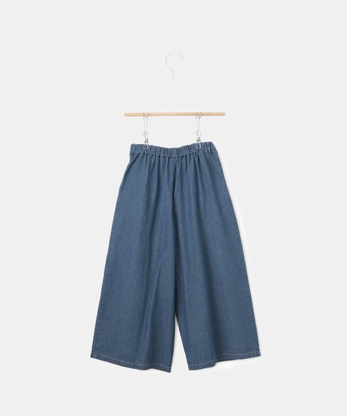 ROPE' PICNIC（ロペピクニック）の「【KIDS】ハートボタンデニムワイドパンツ（デニムパンツ・キッズ・ネイビー/サックスブルー・150/120/130/140）」の5枚目の写真