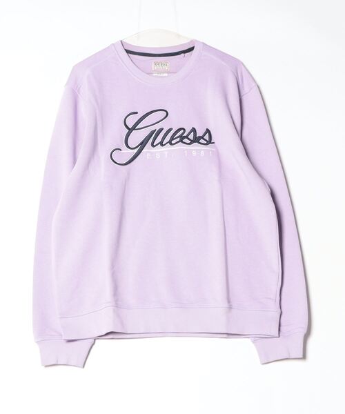 Guess（ゲス）の「GUESS BEAU CN SWEATSHIRT スウェット（スウェット・メンズ・パープル・XL/M/L）」の7枚目の写真