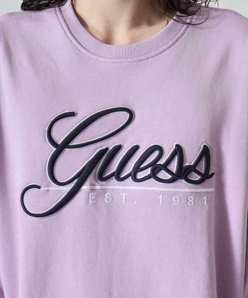 Guess（ゲス）の「GUESS BEAU CN SWEATSHIRT スウェット（スウェット・メンズ・パープル・XL/M/L）」の16枚目の写真