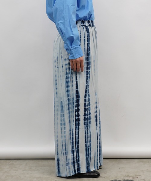 Aphlotus（アプロタス）の「シルケット加工 絞り染め イージー ワイドパンツ（その他パンツ・メンズ・モスグリーン/コバルトブルー・SMALL/MEDIUM/LARGE）」の16枚目の写真