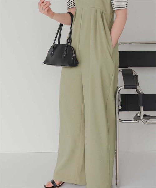 titivate（ティティベイト）の「ビスチェデザインキャミソールサロペット（サロペット/オーバーオール・レディース・ライトカーキ/ブラック/グレー・L/M/S/SP）」の17枚目の写真