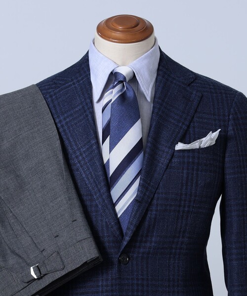 Seaward & Stearn / シルク ストライプ ネクタイ