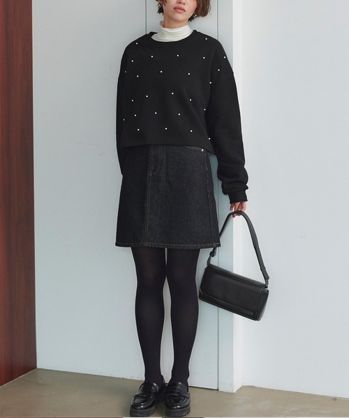 titivate(ティティベイト)の「スクエアショルダーバッグ(ショルダーバッグ・レディース・ブラック/ブラウン/イエロー・FREE)」の9枚目の写真