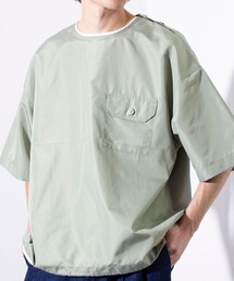 TAION | 【TAION/タイオン】ミリタリー Ripstop 半袖Tシャツ ポケT ユニセックス(Tシャツ/カットソー)