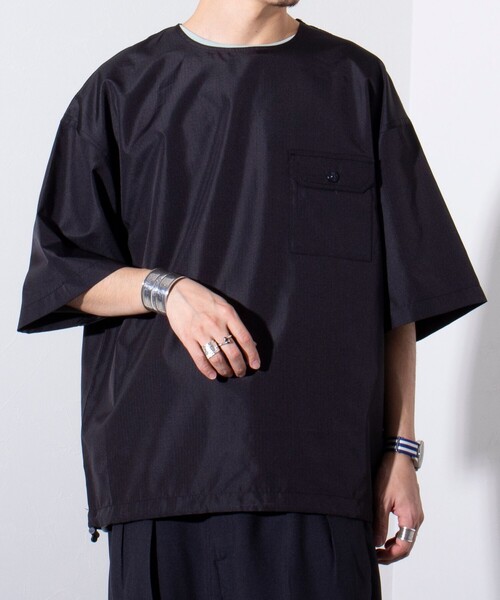 TAION（タイオン）の「【TAION/タイオン】ミリタリー Ripstop 半袖Tシャツ ポケT ユニセックス（Tシャツ/カットソー・メンズ・ブラック/ネイビー/セージグリーン・M/L/XL）」の14枚目の写真