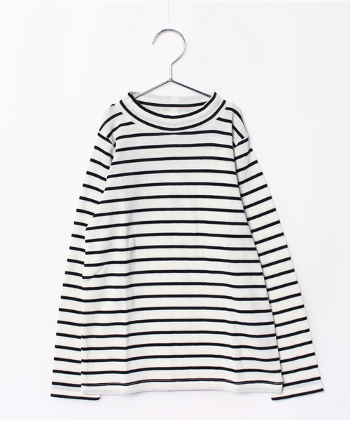 ikka（イッカ）の「チビハイネックロンT（Tシャツ/カットソー・キッズ・スモークグレー/グリーン/ブラック/ネイビー・120cm/150cm/140cm/130cm/110cm/100cm）」の4枚目の写真