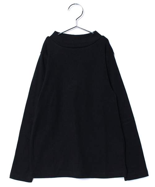 ikka（イッカ）の「チビハイネックロンT（Tシャツ/カットソー・キッズ・スモークグレー/グリーン/ブラック/ネイビー・120cm/150cm/140cm/130cm/110cm/100cm）」の2枚目の写真