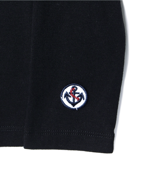 ikka（イッカ）の「チビハイネックロンT（Tシャツ/カットソー・キッズ・スモークグレー/グリーン/ブラック/ネイビー・120cm/150cm/140cm/130cm/110cm/100cm）」の8枚目の写真