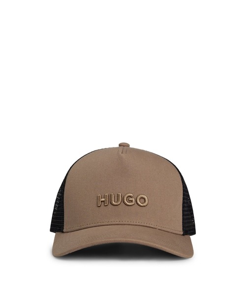 HUGO（ヒューゴ）の「コットンツイル キャップ メッシュパネル（キャップ・メンズ・ブラック/ブラウン/ホワイト・ONESIZE）」の7枚目の写真